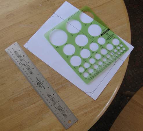 Drawing template for access panels