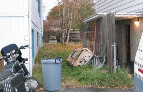 Entrance to backyard