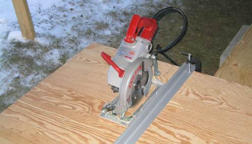 Aligning things to make first strait cut