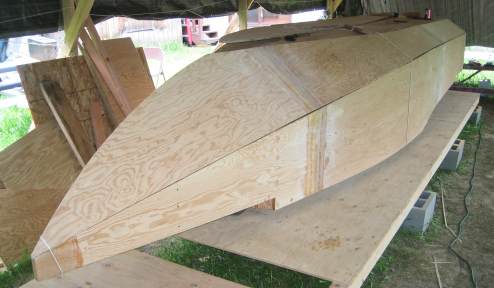 Fitting bilge panel