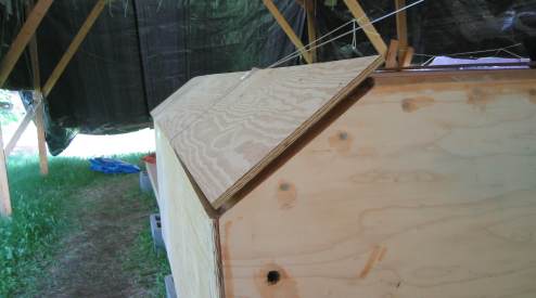 Test fitting the stern bilge