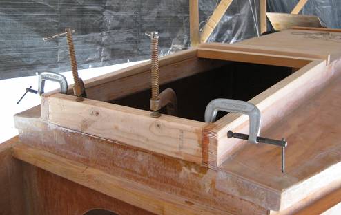 Blocking in between the cabin top beams