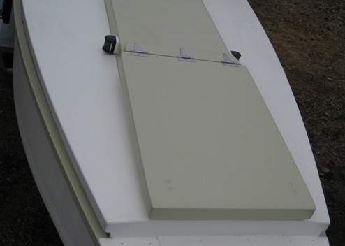 The completed hatch, installed