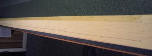 Planing down to the half-inch line