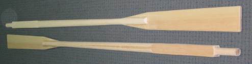 Roughed out oars just need sanding