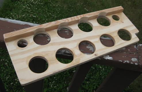 Notch cut in wrong location; I just cut another notch on the other side of the shelf