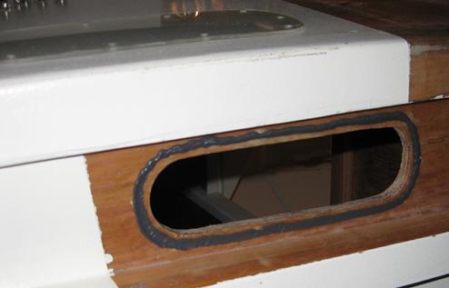 I applied a good bead of Acrylic Latex Caulk