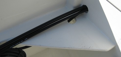 This is the starboard angle bracing that I added