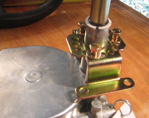 Attaching the mounting hardware to the rotary steering unit
