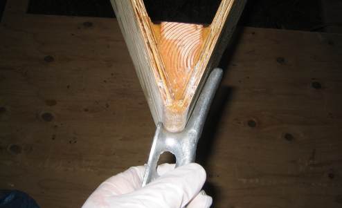 Using a line cleat as a shaping tool