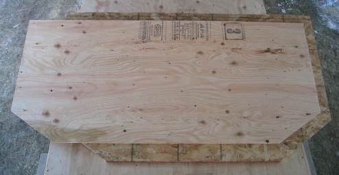 Temporary forms 8 and 14 cut out