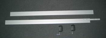 Two piece strait edge