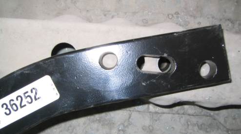 Holes in hitch do not line up with frame rail