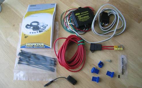 Trailer lights wiring kit
