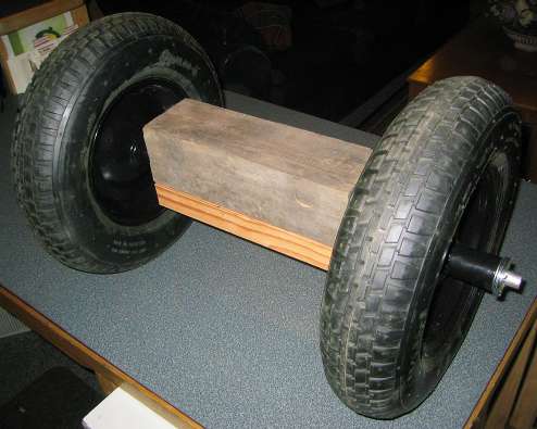 New tongue wheel assembly assembled