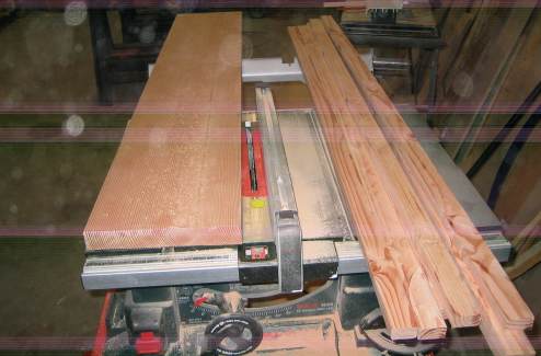Ripping some 1-1/2 x 3/4 boards