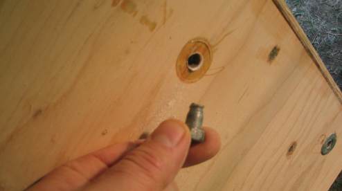 The head of the Galvanized bolt snapped right off